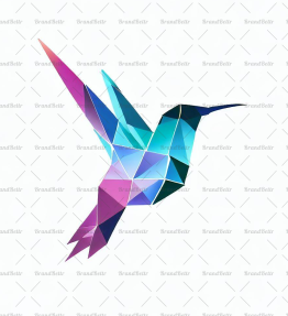 Geometrischer Kolibri